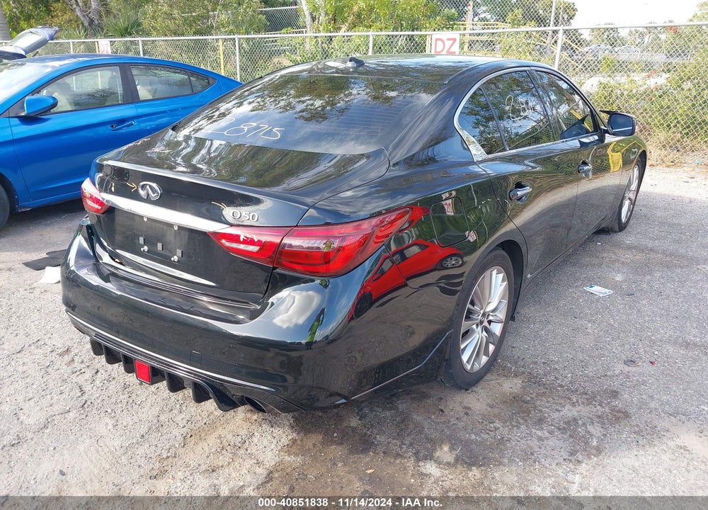 2019 INFINITI Q50 3.0T LUXE VIN: JN1EV7AP1KM518838
