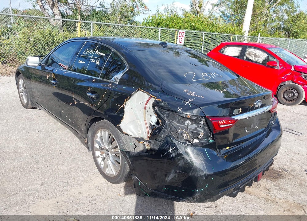 2019 INFINITI Q50 3.0T LUXE VIN: JN1EV7AP1KM518838