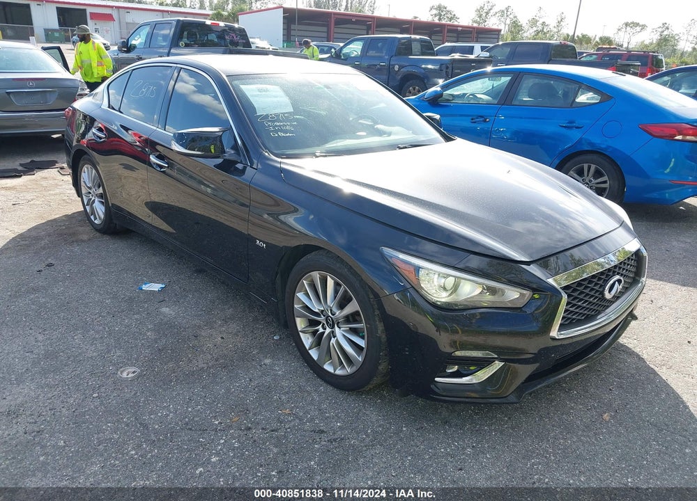 2019 INFINITI Q50 3.0T LUXE VIN: JN1EV7AP1KM518838