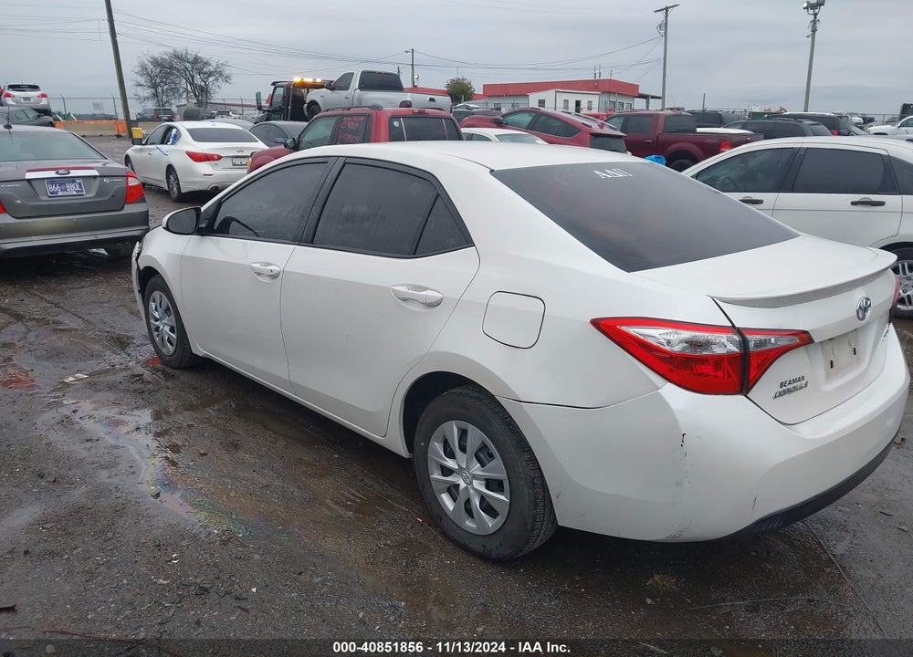 2014 TOYOTA COROLLA LE ECO VIN: 5YFBPRHE5EP145430