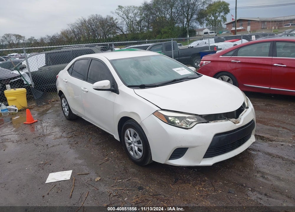 2014 TOYOTA COROLLA LE ECO VIN: 5YFBPRHE5EP145430