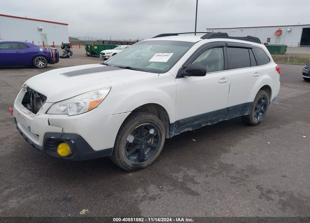 2013 SUBARU OUTBACK 2.5I PREMIUM VIN: 4S4BRBCC6D3312033