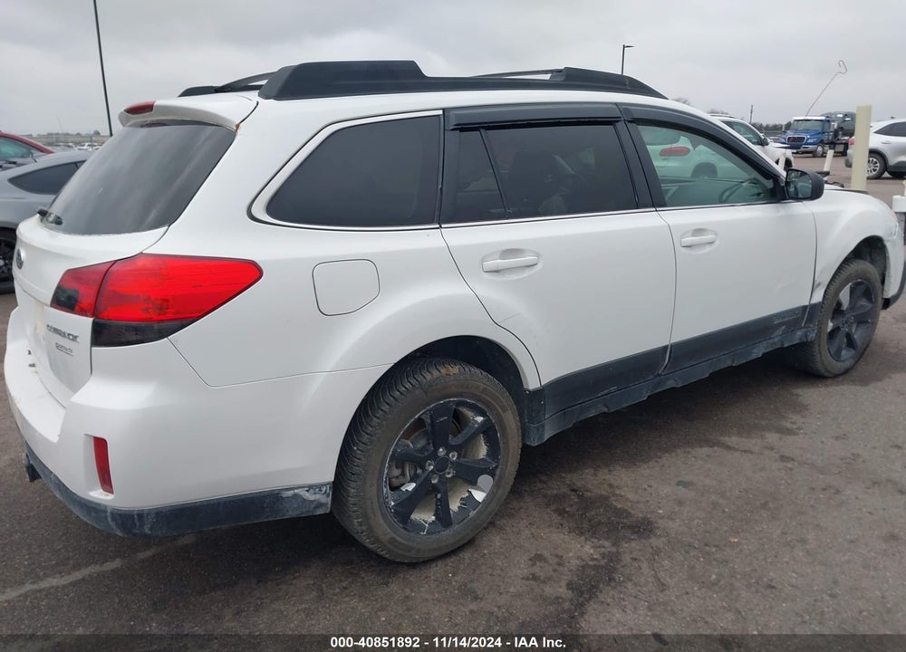 2013 SUBARU OUTBACK 2.5I PREMIUM VIN: 4S4BRBCC6D3312033