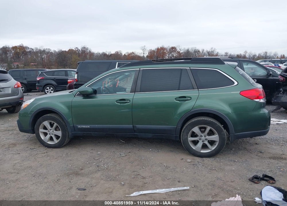 2013 SUBARU OUTBACK 2.5I PREMIUM VIN: 4S4BRBGC9D3216293