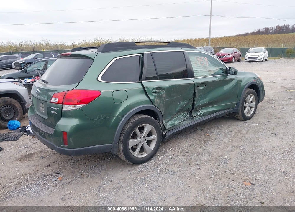 2013 SUBARU OUTBACK 2.5I PREMIUM VIN: 4S4BRBGC9D3216293