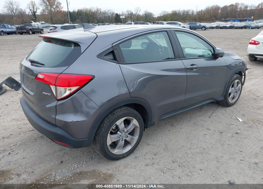 2021 HONDA HR-V AWD LX VIN: 3CZRU6H34MM703160