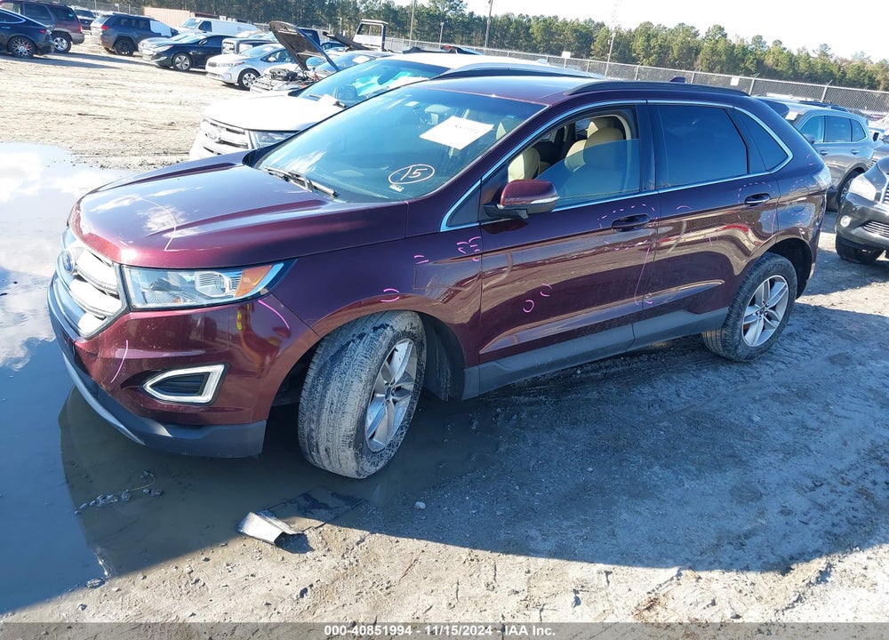 2017 FORD EDGE SEL VIN: 2FMPK3J91HBB54925