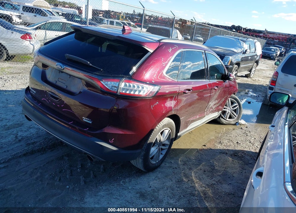 2017 FORD EDGE SEL VIN: 2FMPK3J91HBB54925