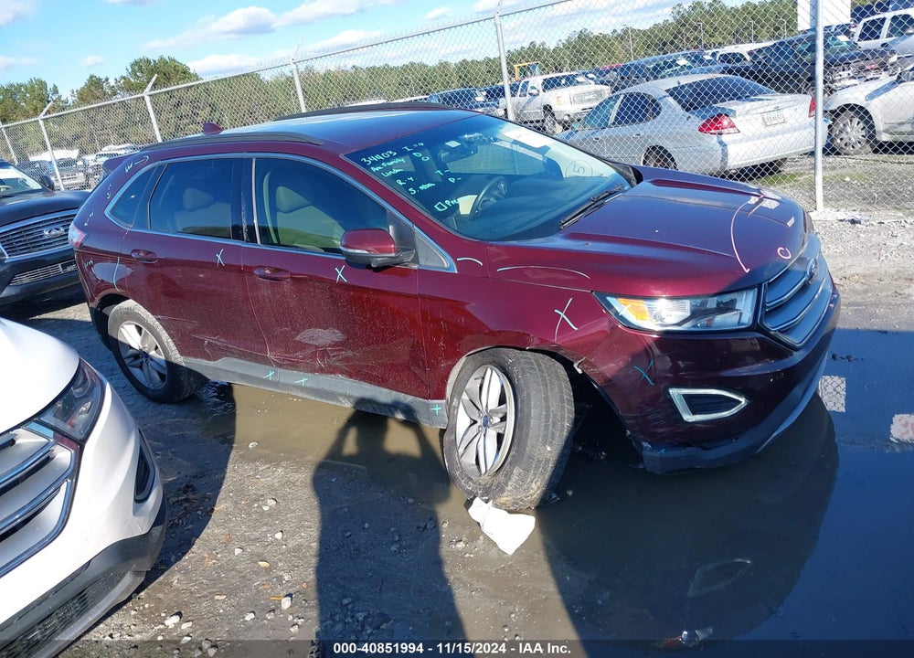 2017 FORD EDGE SEL VIN: 2FMPK3J91HBB54925
