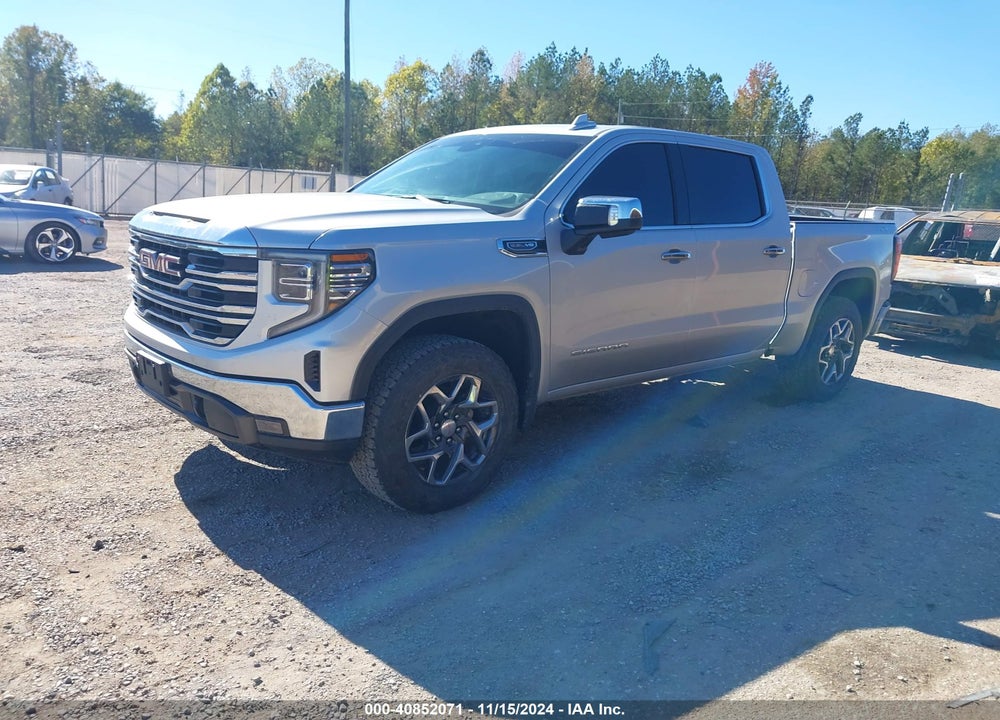 2022 GMC SIERRA 1500 4WD SHORT BOX SLT VIN: 1GTUUDED4NZ563712