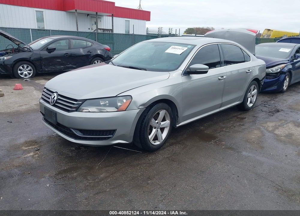 2013 VOLKSWAGEN PASSAT 2.5L SE VIN: 1VWBP7A31DC006073