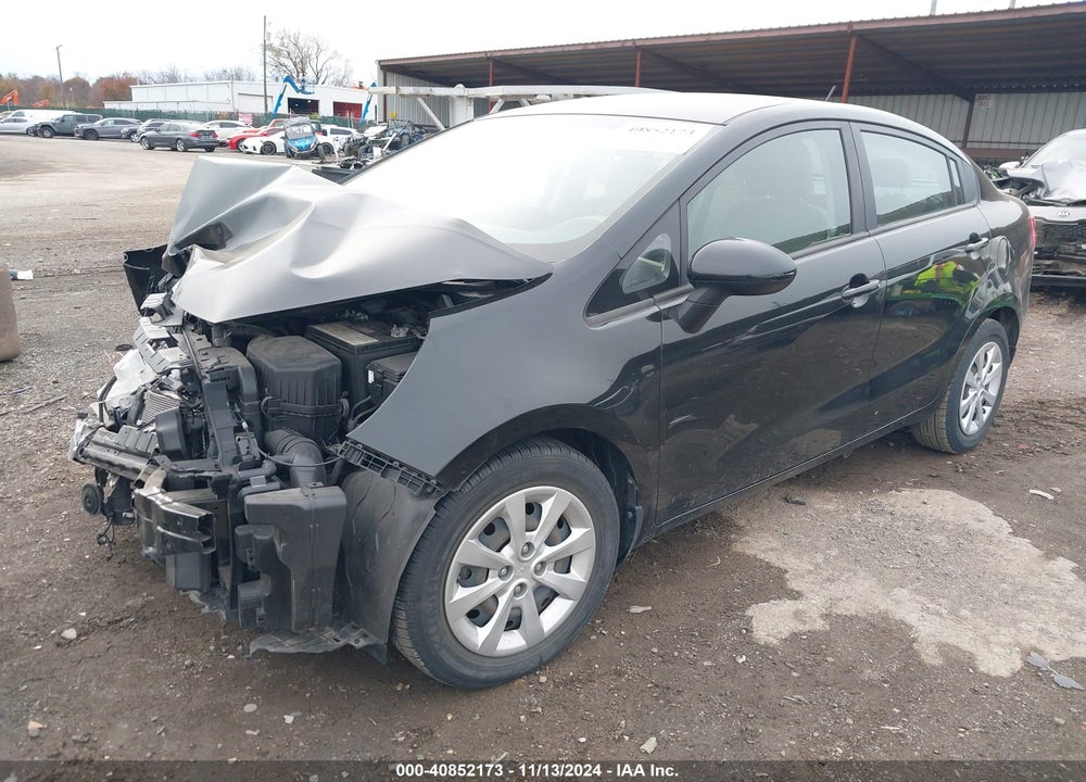 2014 KIA RIO LX VIN: KNADM4A34E6356409
