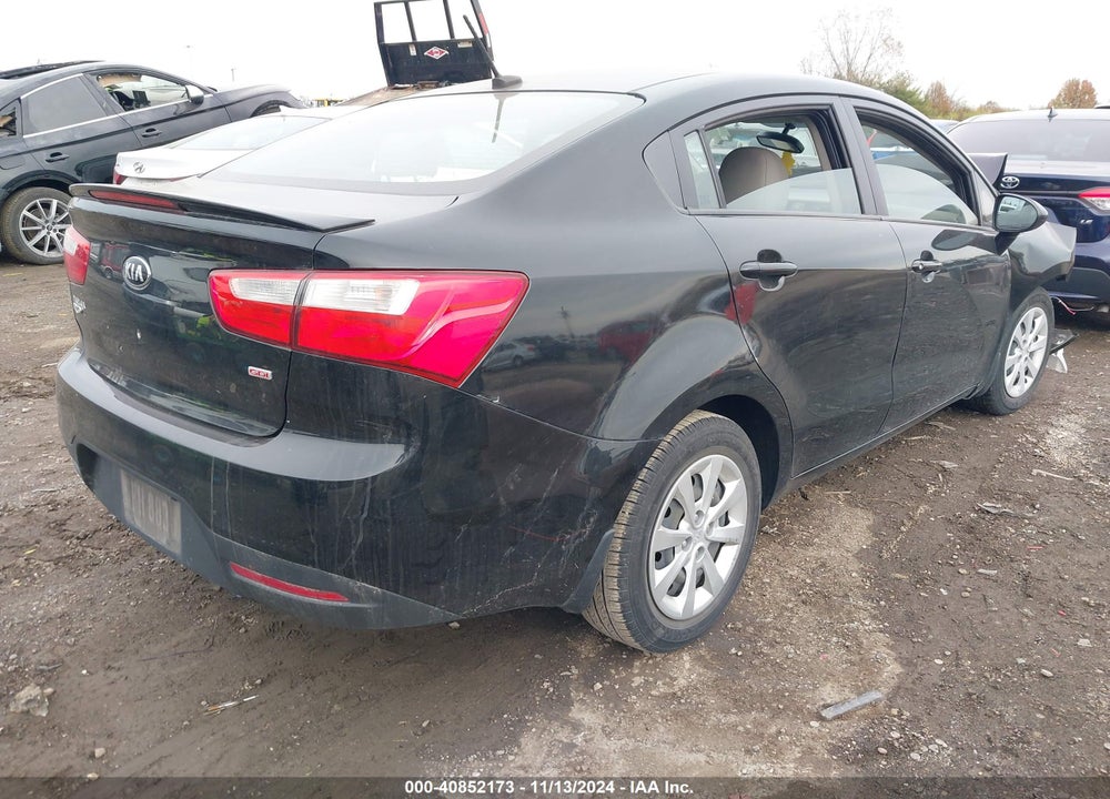 2014 KIA RIO LX VIN: KNADM4A34E6356409