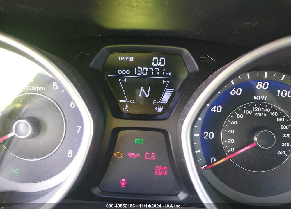2013 HYUNDAI ELANTRA GLS VIN: KMHDH4AEXDU968869