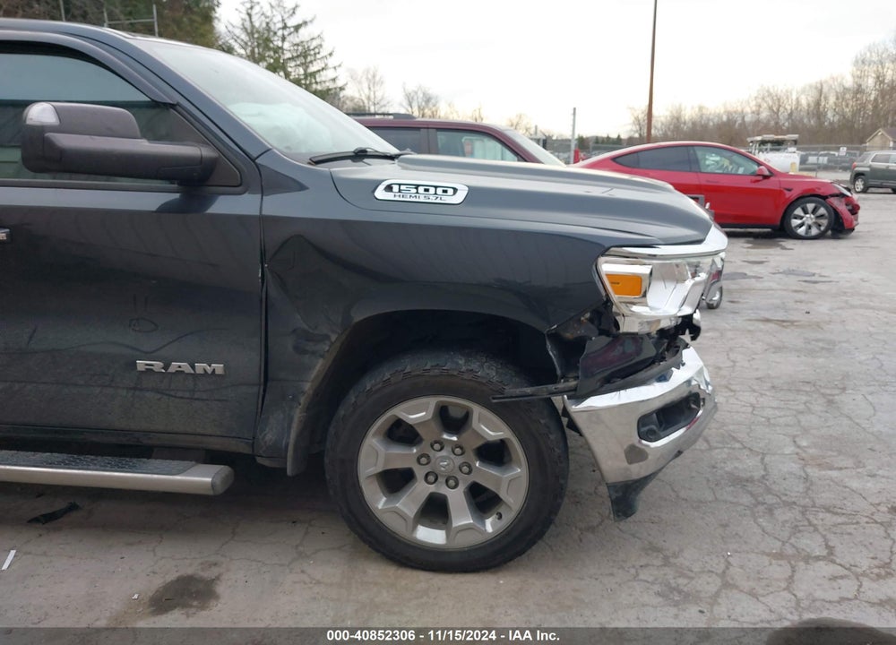 2019 RAM 1500 BIG HORN/LONE STAR 4X4 6'4 BOX VIN: 1C6SRFBTXKN599916