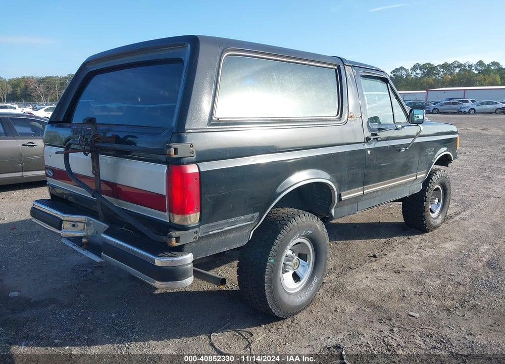 1987 FORD BRONCO U100 VIN: 1FMDU15N8HLA24939
