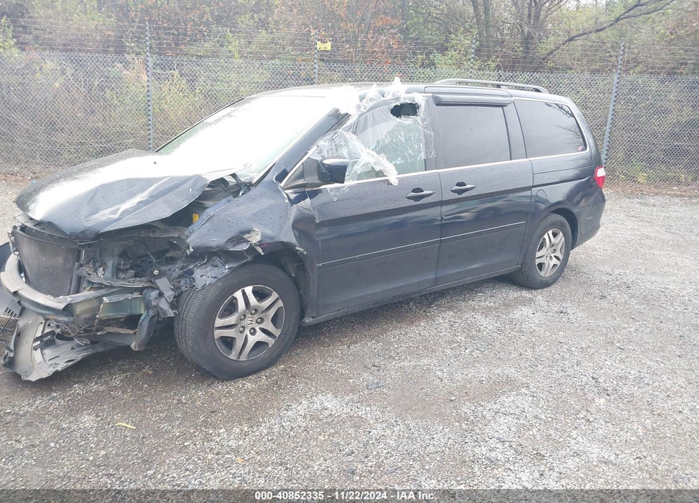 2005 HONDA ODYSSEY EX-L VIN: 5FNRL38715B123588