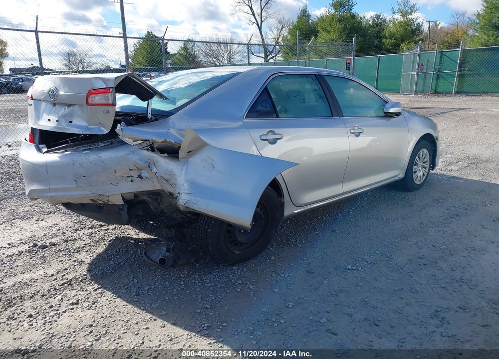 2012 TOYOTA CAMRY LE VIN: 4T1BF1FK8CU091596