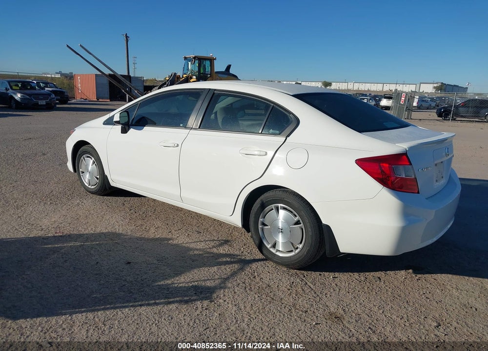 2012 HONDA CIVIC HF VIN: 2HGFB2F62CH554864