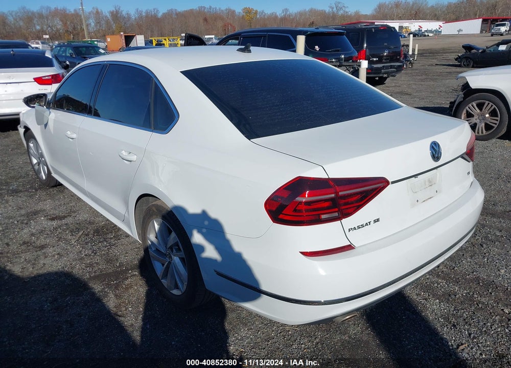 2018 VOLKSWAGEN PASSAT 2.0T SE VIN: 1VWBA7A38JC041870