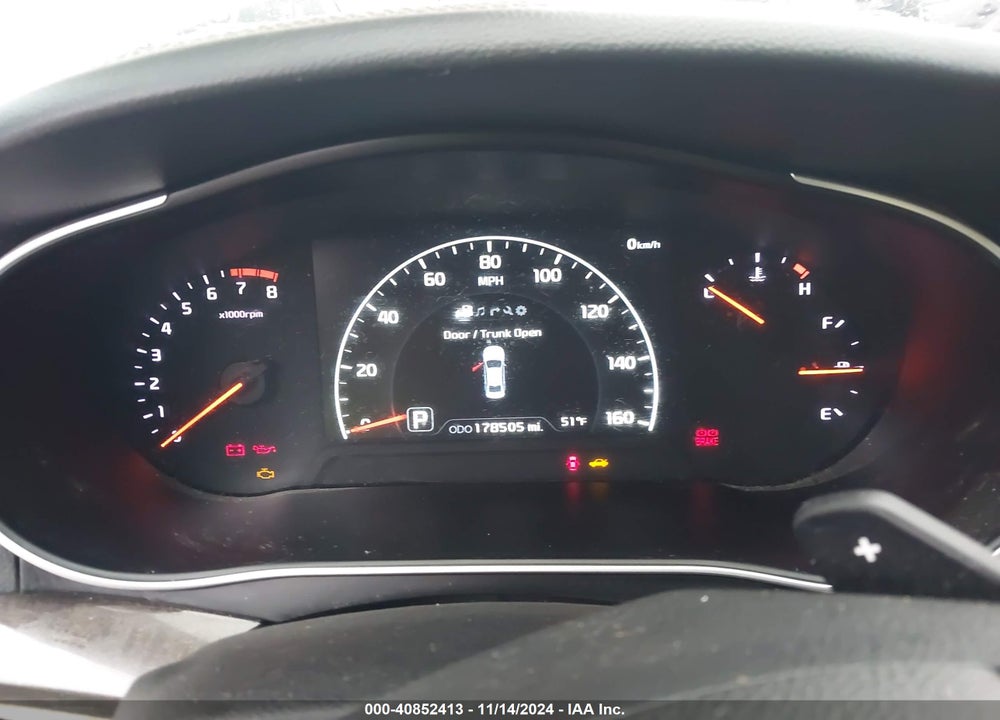 2014 KIA CADENZA PREMIUM VIN: KNALN4D70E5129313
