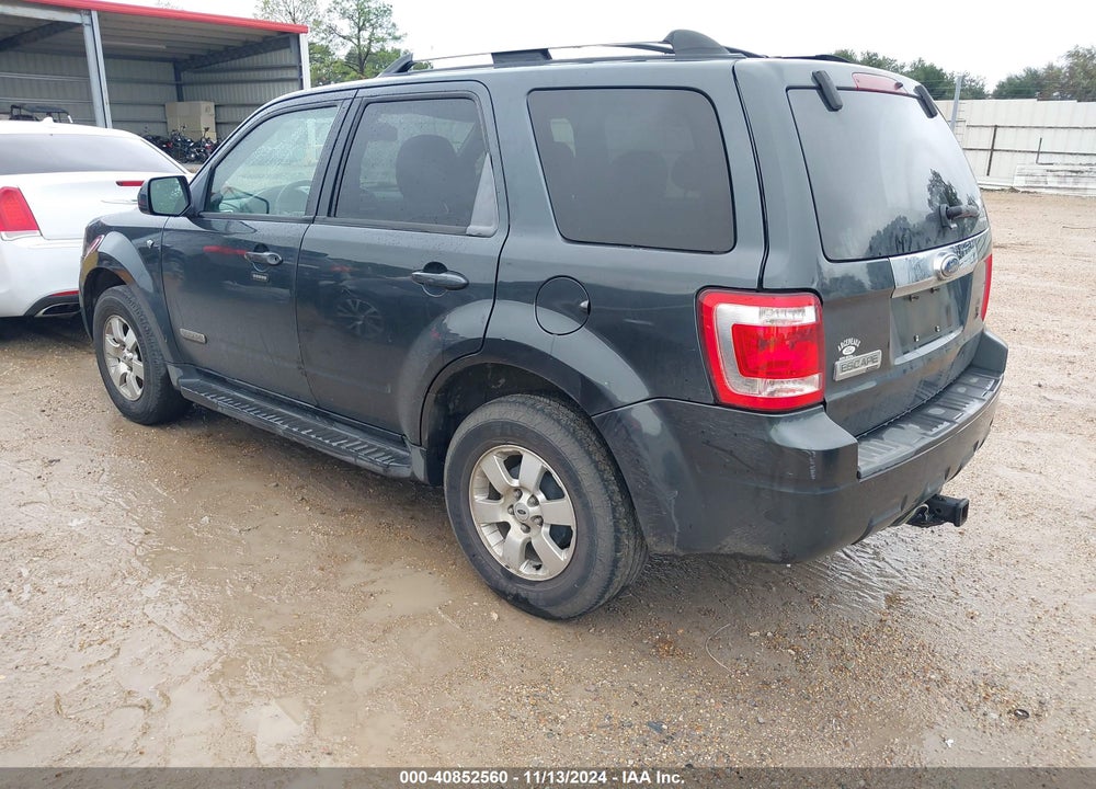 2008 FORD ESCAPE LIMITED VIN: 1FMCU04118KE02934