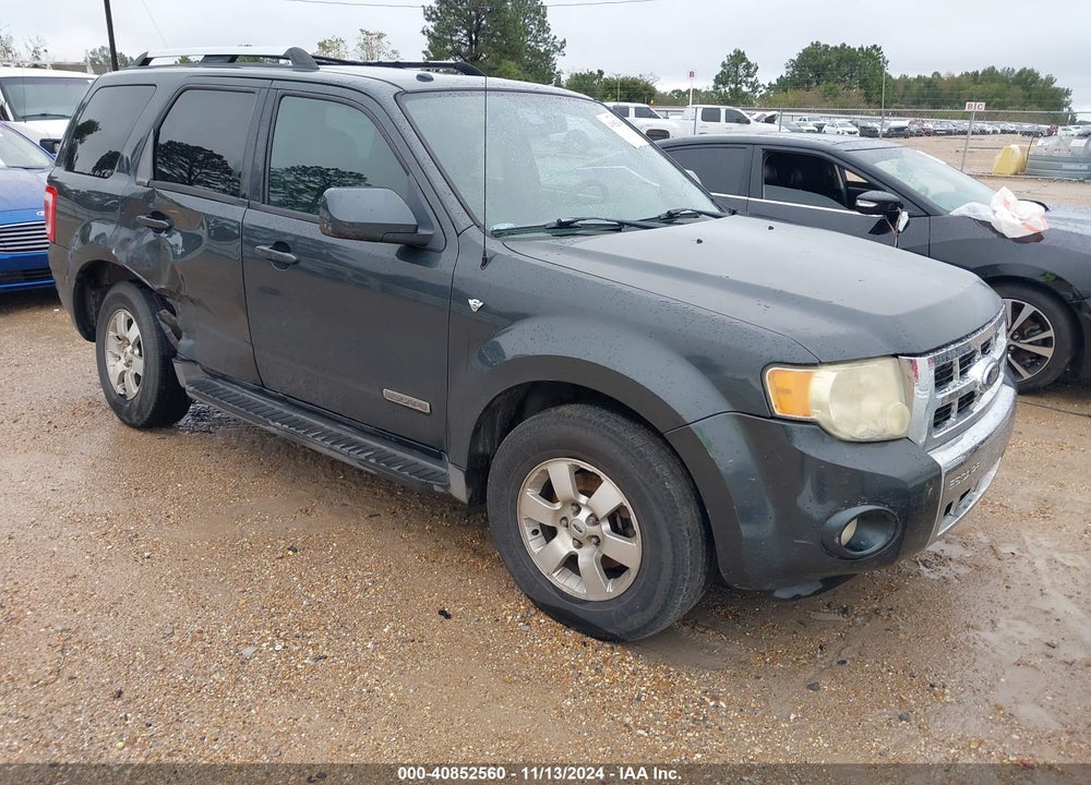 2008 FORD ESCAPE LIMITED VIN: 1FMCU04118KE02934