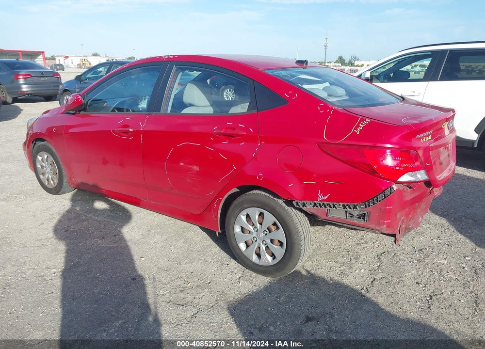 2016 HYUNDAI ACCENT SE VIN: KMHCT4AE7GU997888