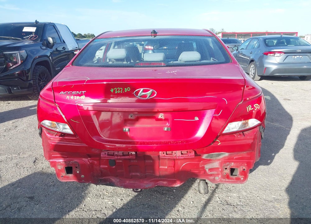 2016 HYUNDAI ACCENT SE VIN: KMHCT4AE7GU997888