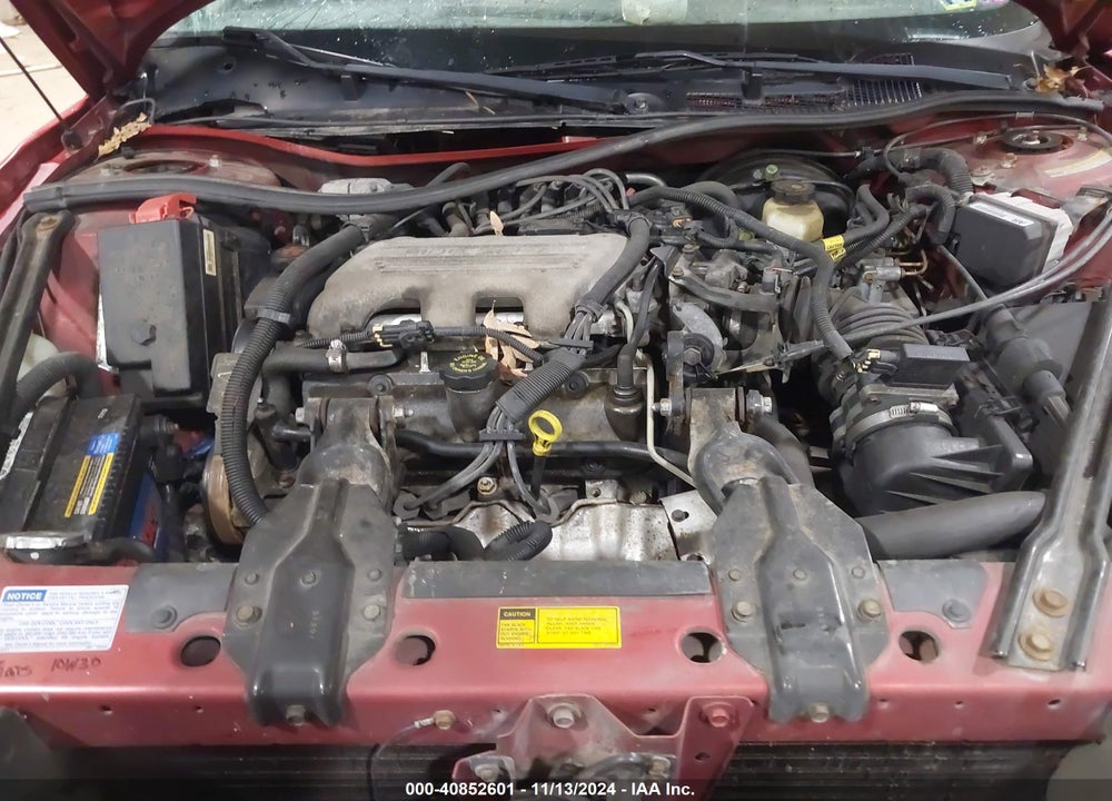 1998 BUICK CENTURY CUSTOM VIN: 2G4WS52M5W1476450