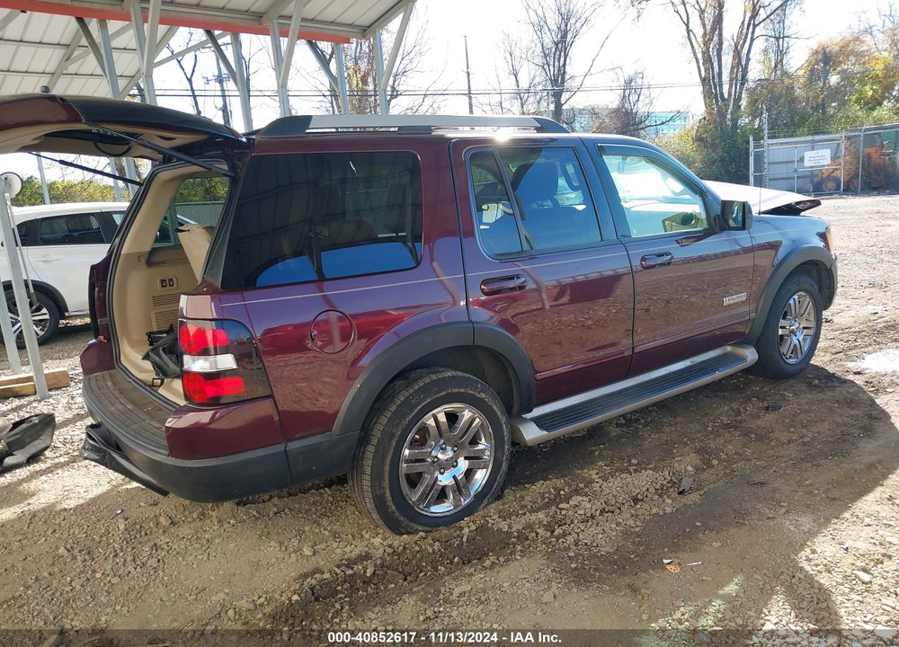 2007 FORD EXPLORER EDDIE BAUER VIN: 1FMEU74E67UA69945