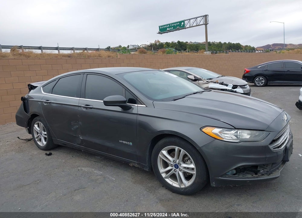 2018 FORD FUSION HYBRID SE VIN: 3FA6P0LU1JR257129