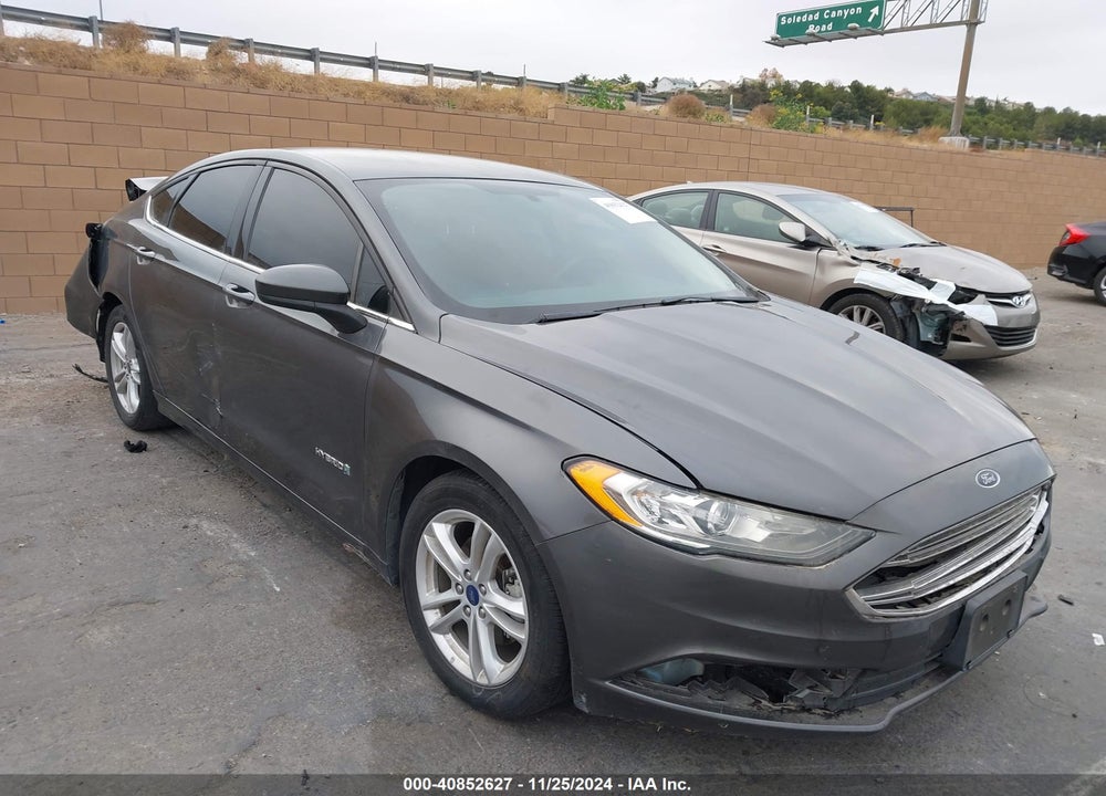 2018 FORD FUSION HYBRID SE VIN: 3FA6P0LU1JR257129