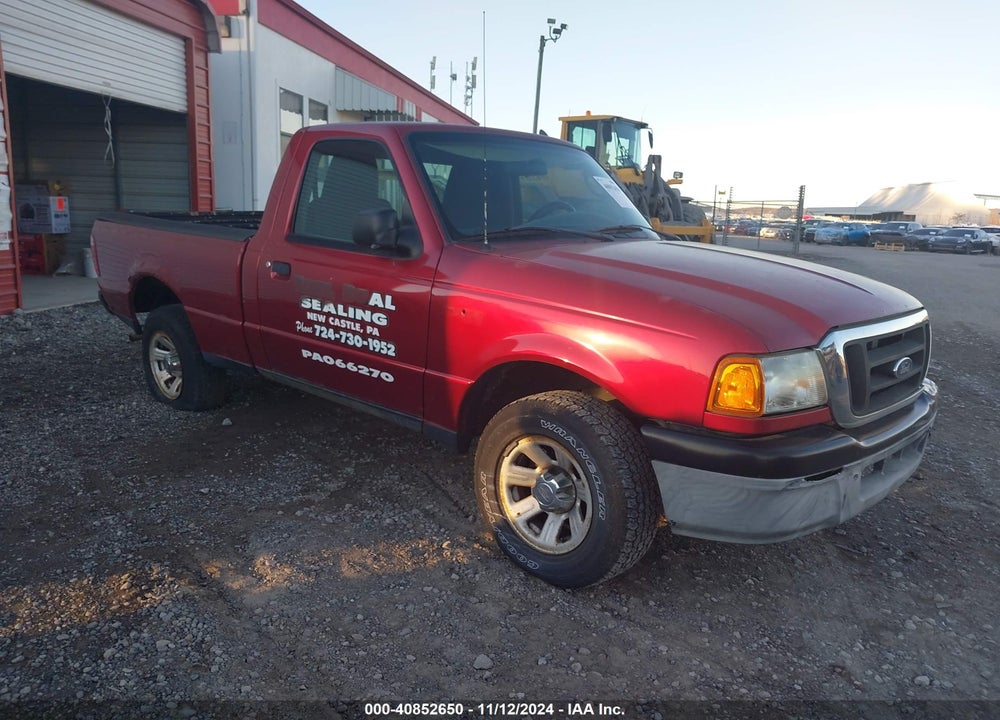 2005 FORD RANGER XL/XLS/XLT VIN: 1FTYR10DX5PA79077