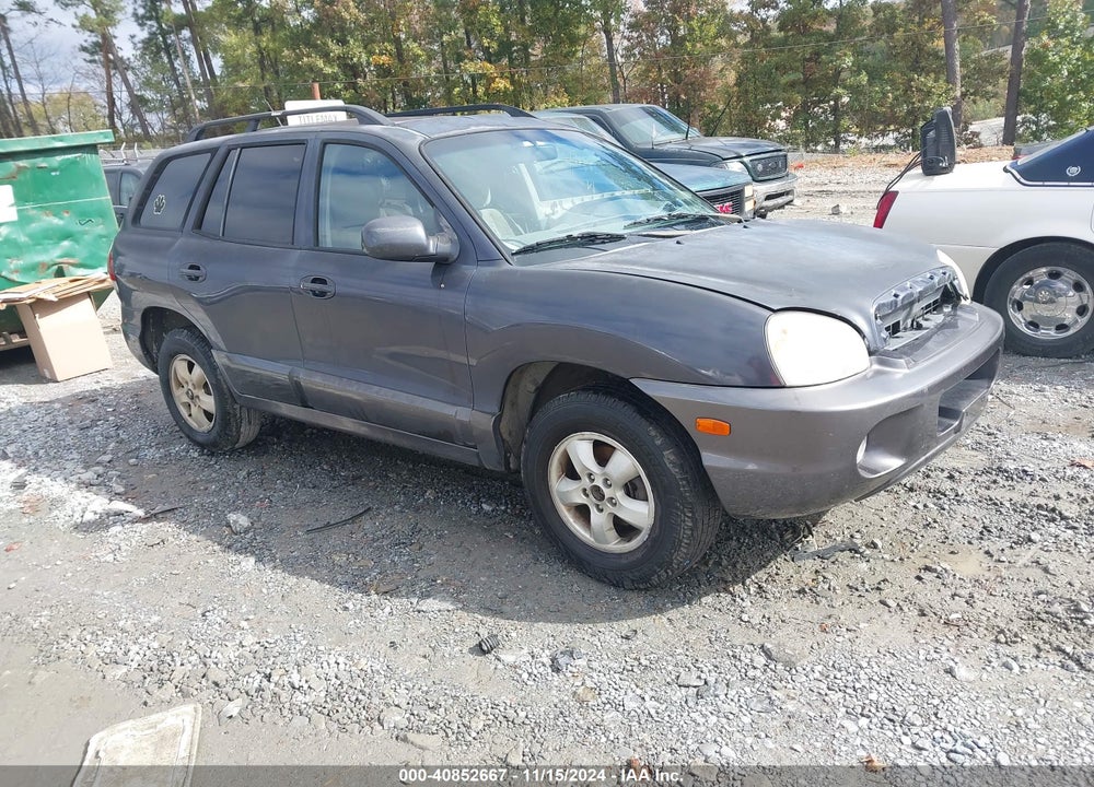 2005 HYUNDAI SANTA FE GLS VIN: KM8SC13D75U941106