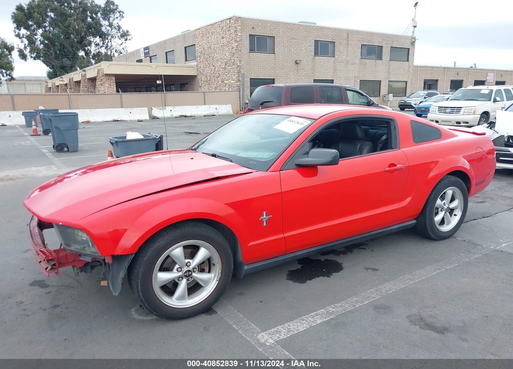 2008 FORD MUSTANG V6 DELUXE/V6 PREMIUM VIN: 1ZVHT80N785134942