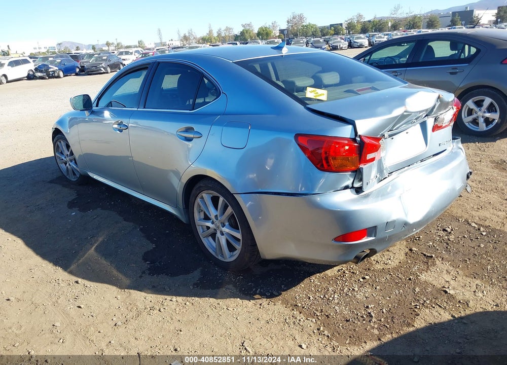 2007 LEXUS IS 250 VIN: JTHBK262875034416