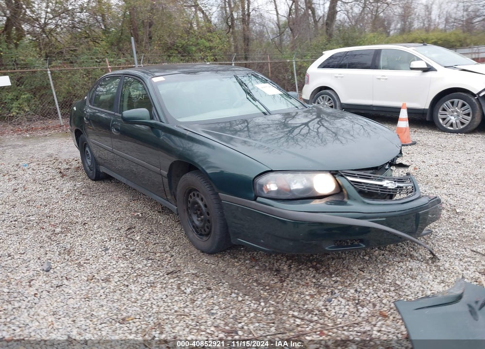 2002 CHEVROLET IMPALA VIN: 2G1WF55E229209588