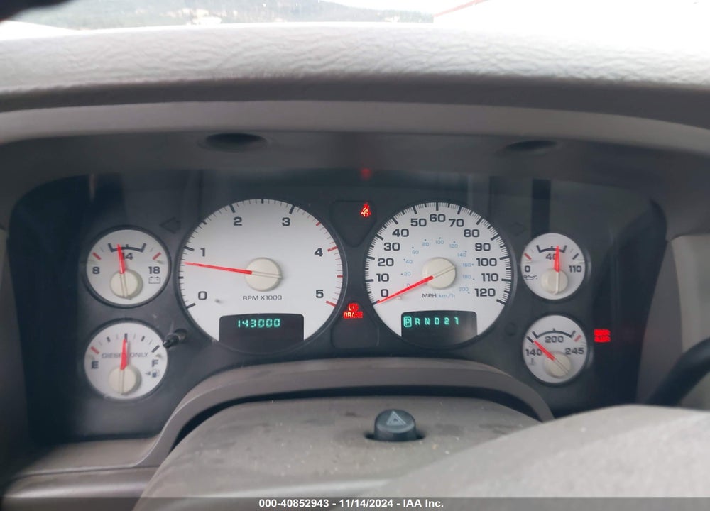 2004 DODGE RAM 2500 SLT/LARAMIE VIN: 3D7KU28C54G193714
