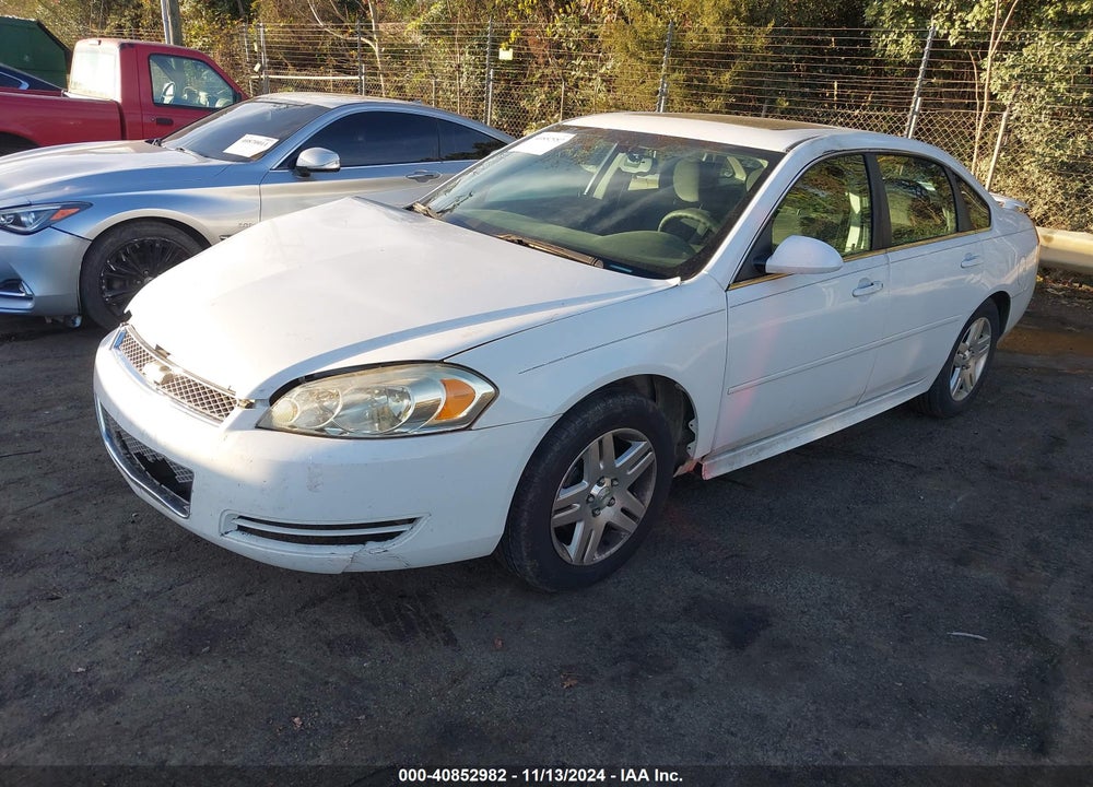 2012 CHEVROLET IMPALA LT VIN: 2G1WG5E3XC1129838