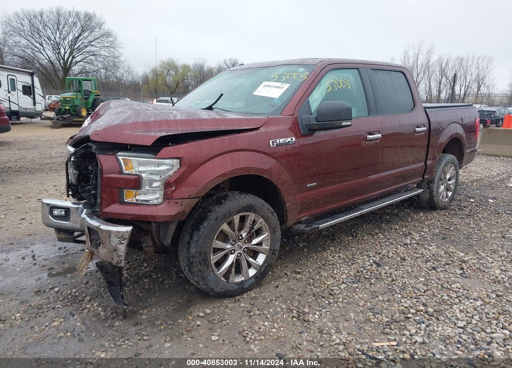 2017 FORD F-150 XLT VIN: 1FTEW1EG8HFA31912