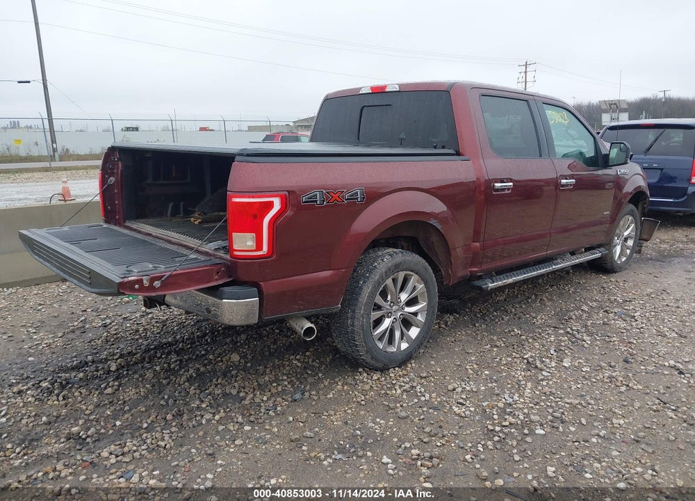 2017 FORD F-150 XLT VIN: 1FTEW1EG8HFA31912