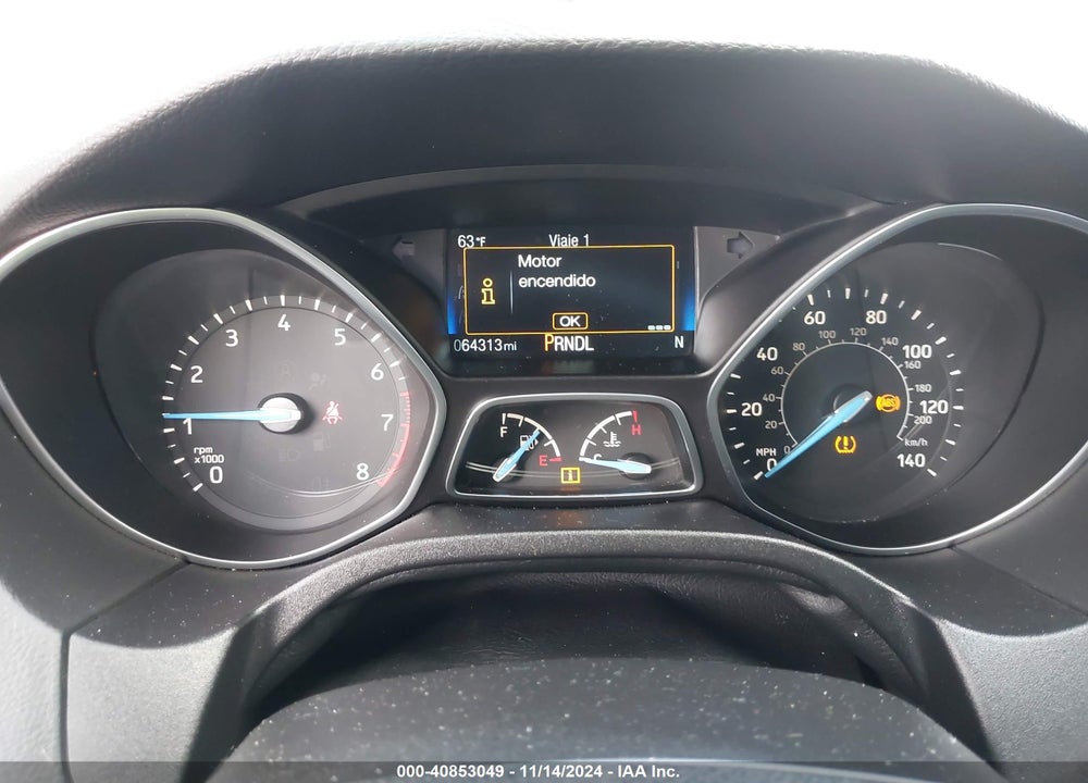 2018 FORD FOCUS SE VIN: 1FADP3F22JL272885