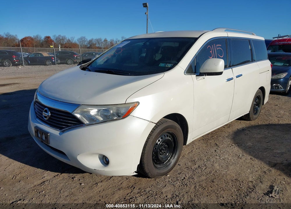 2012 NISSAN QUEST S VIN: JN8AE2KP9C9045146