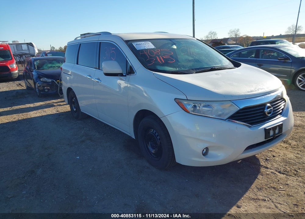 2012 NISSAN QUEST S VIN: JN8AE2KP9C9045146