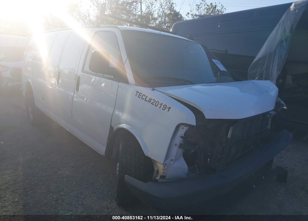2020 CHEVROLET EXPRESS CARGO RWD 3500 EXTENDED WHEELBASE WT VIN: 1GCZGHFG3L1271915