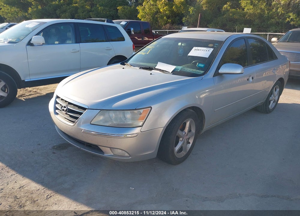 2009 HYUNDAI SONATA SE V6 VIN: 5NPEU46F39H454420
