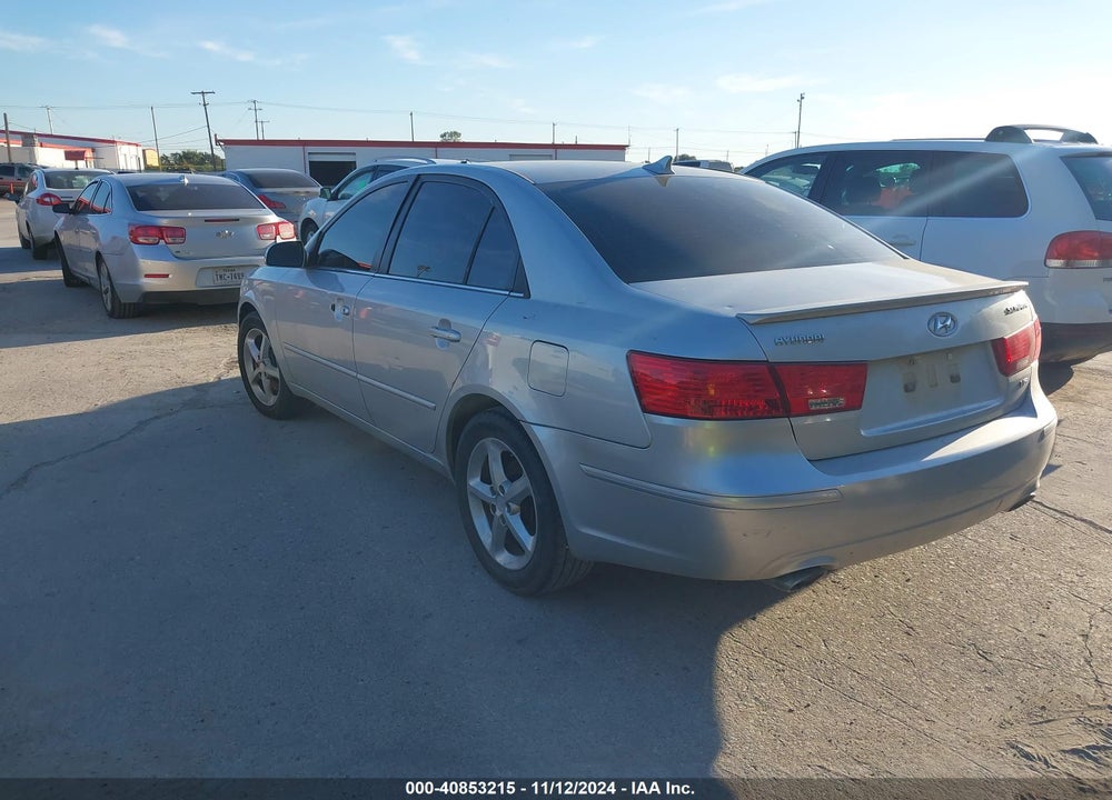 2009 HYUNDAI SONATA SE V6 VIN: 5NPEU46F39H454420