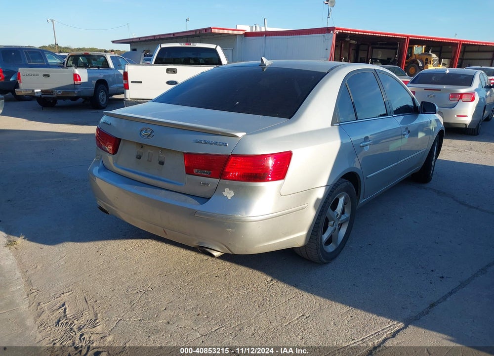 2009 HYUNDAI SONATA SE V6 VIN: 5NPEU46F39H454420