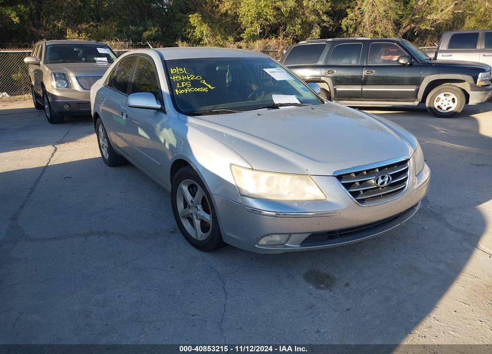 2009 HYUNDAI SONATA SE V6 VIN: 5NPEU46F39H454420